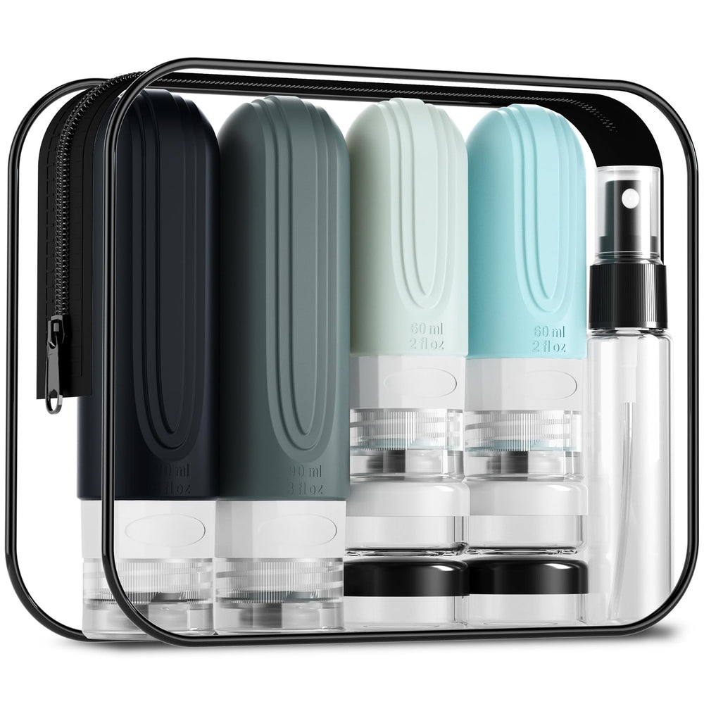 Mrsdry 16-pack travel bottles set with four bottles for organized trips and leak protection