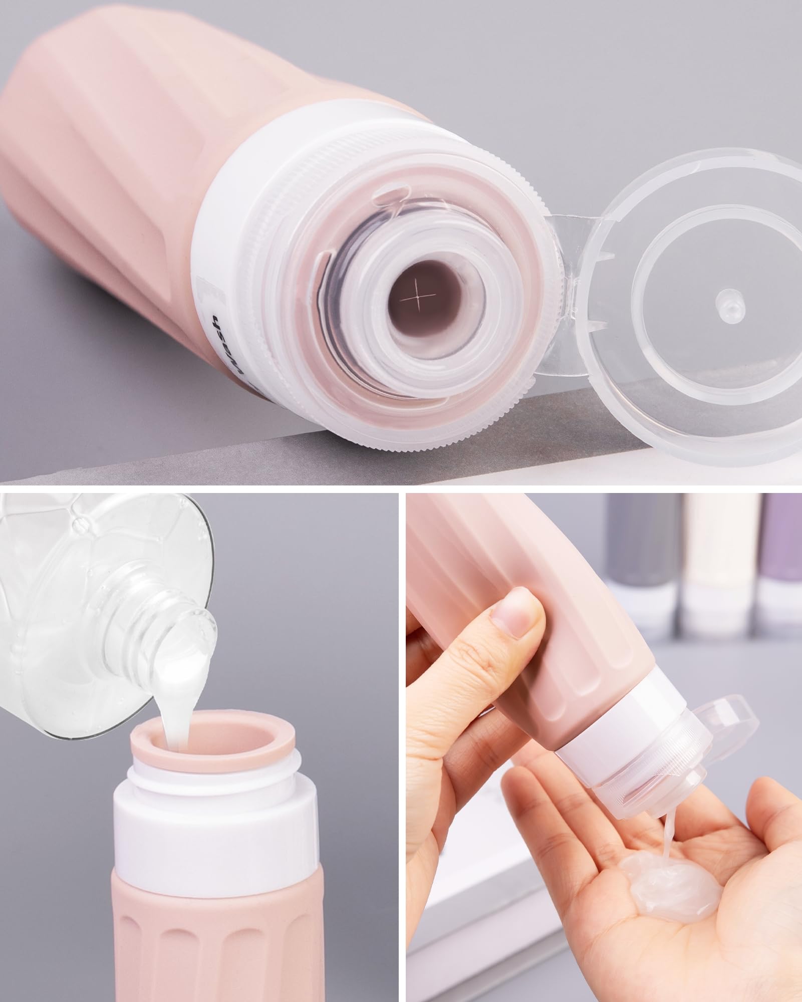 Mrsdry 1oz cream jar clear for travel skincare samples.