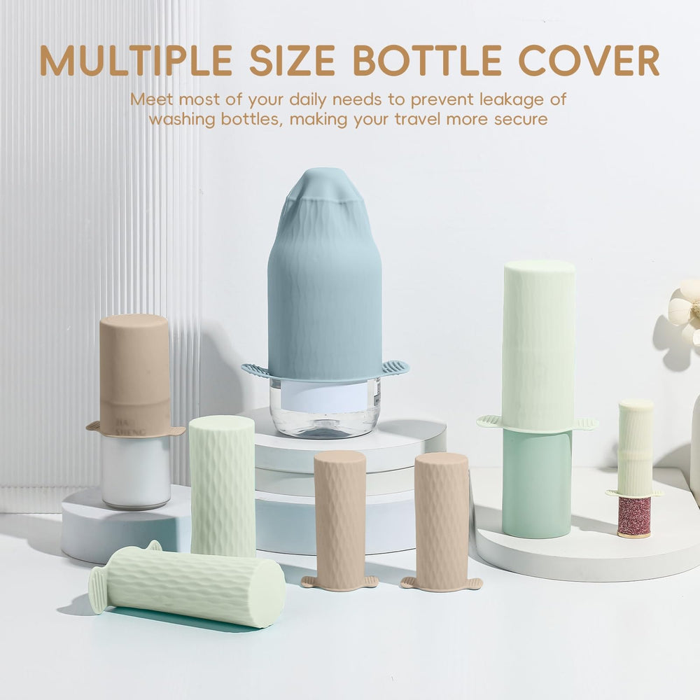 Mrsdry bottle covers L size fit most medium bottles and prevent leaks during transport.
