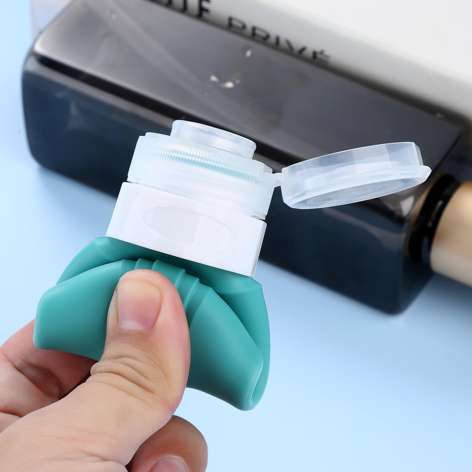 Mrsdry easy-fill silicone bottles simplify refilling at home or on the road
