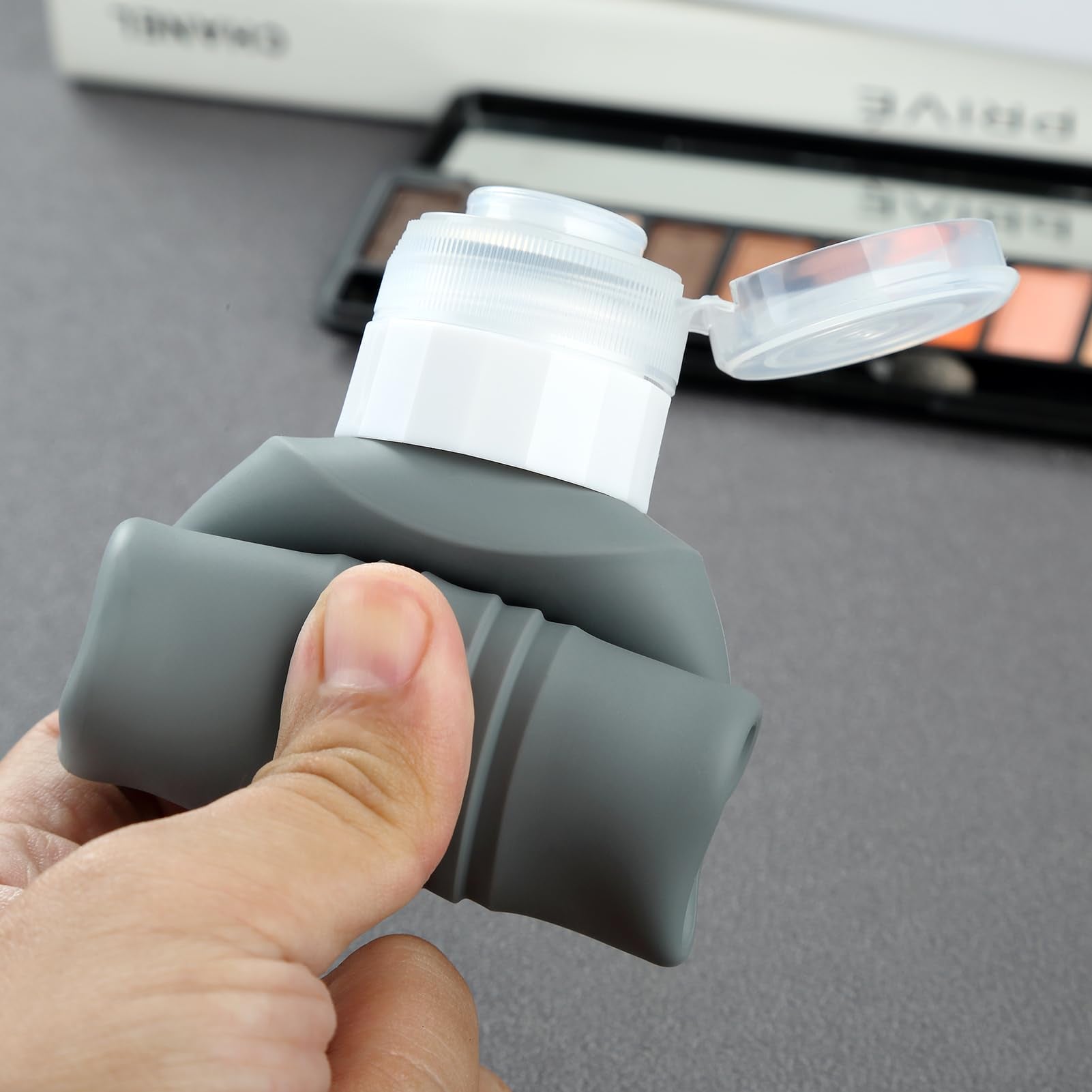 Mrsdry bottle design maximizes space and minimizes leakage in luggage.
