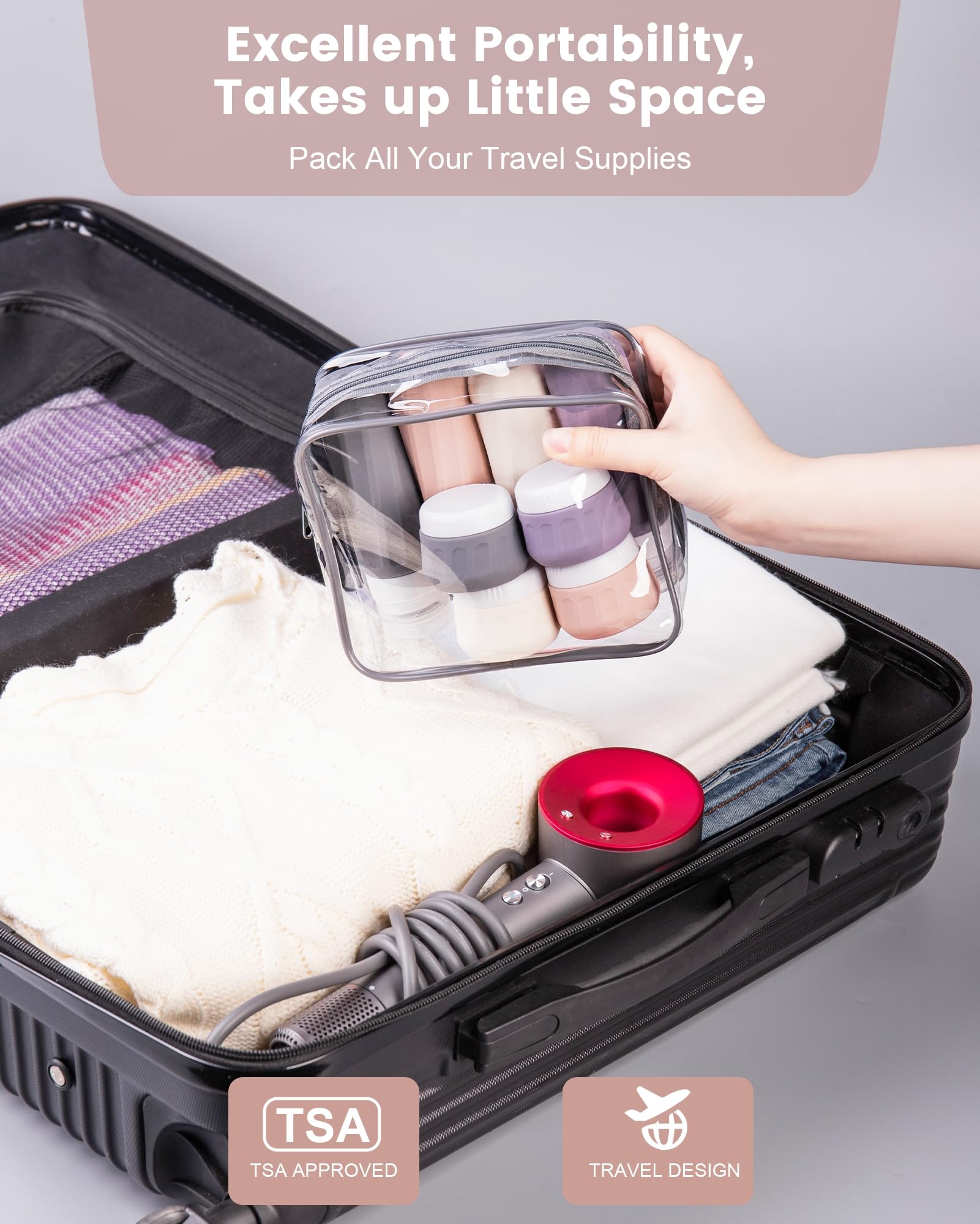 Mrsdry leakproof cap prevents spills during transit.
