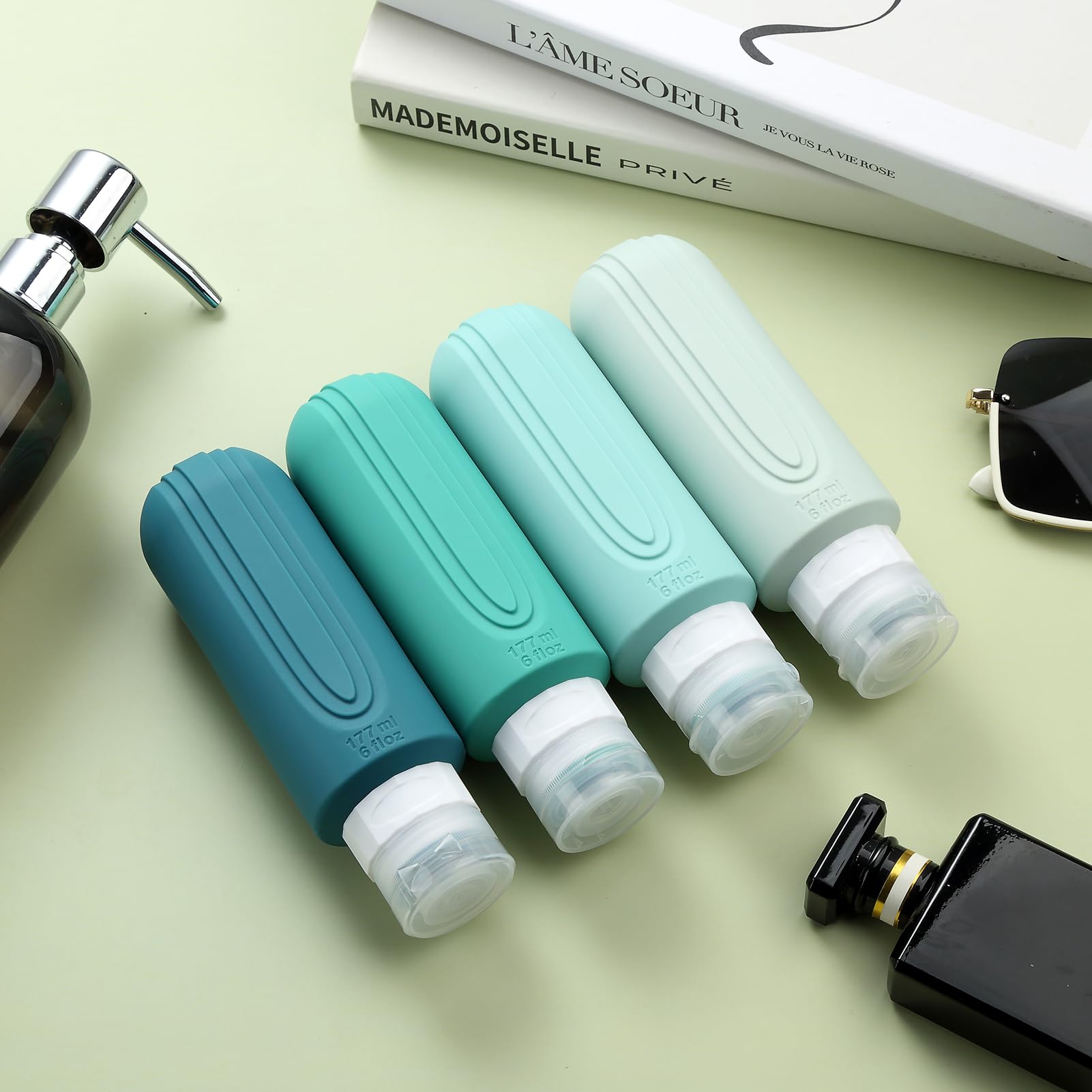 Mrsdry durable 6oz bottles set designed for travel with leak-proof performance