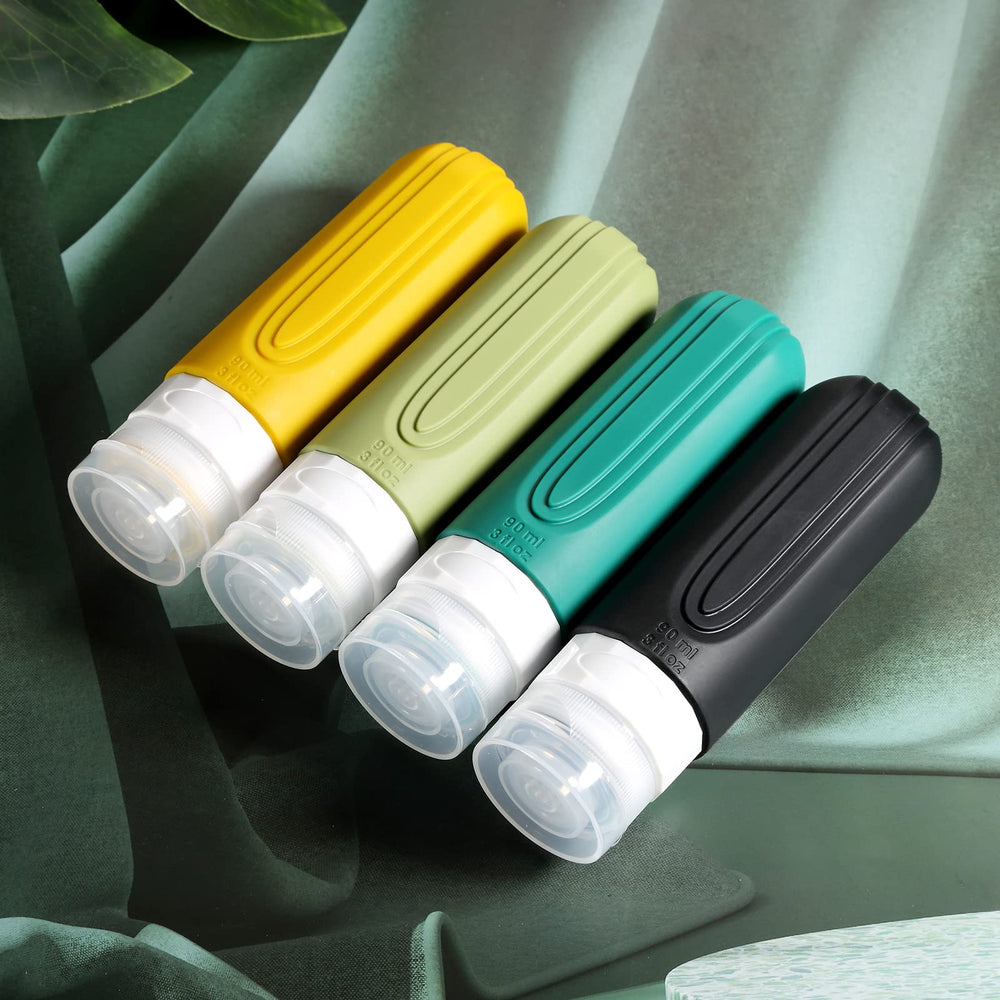 Mrsdry travel bottles help organize liquids neatly in luggage.