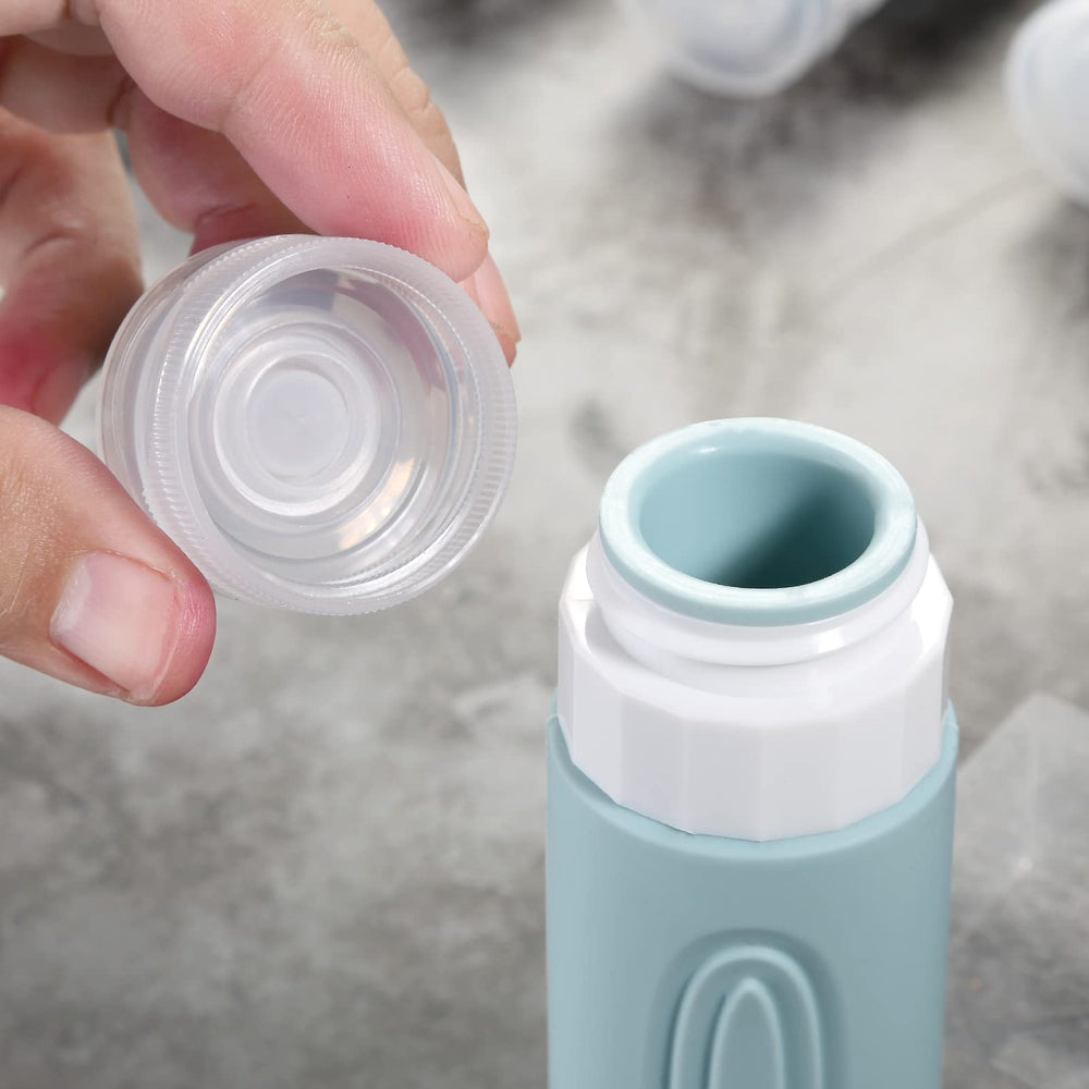 Close-up of Mrsdry no-drip valve for precise dispensing.