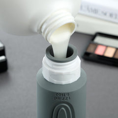 Mrsdry opal-shape bottle helps reach the last drop without waste.