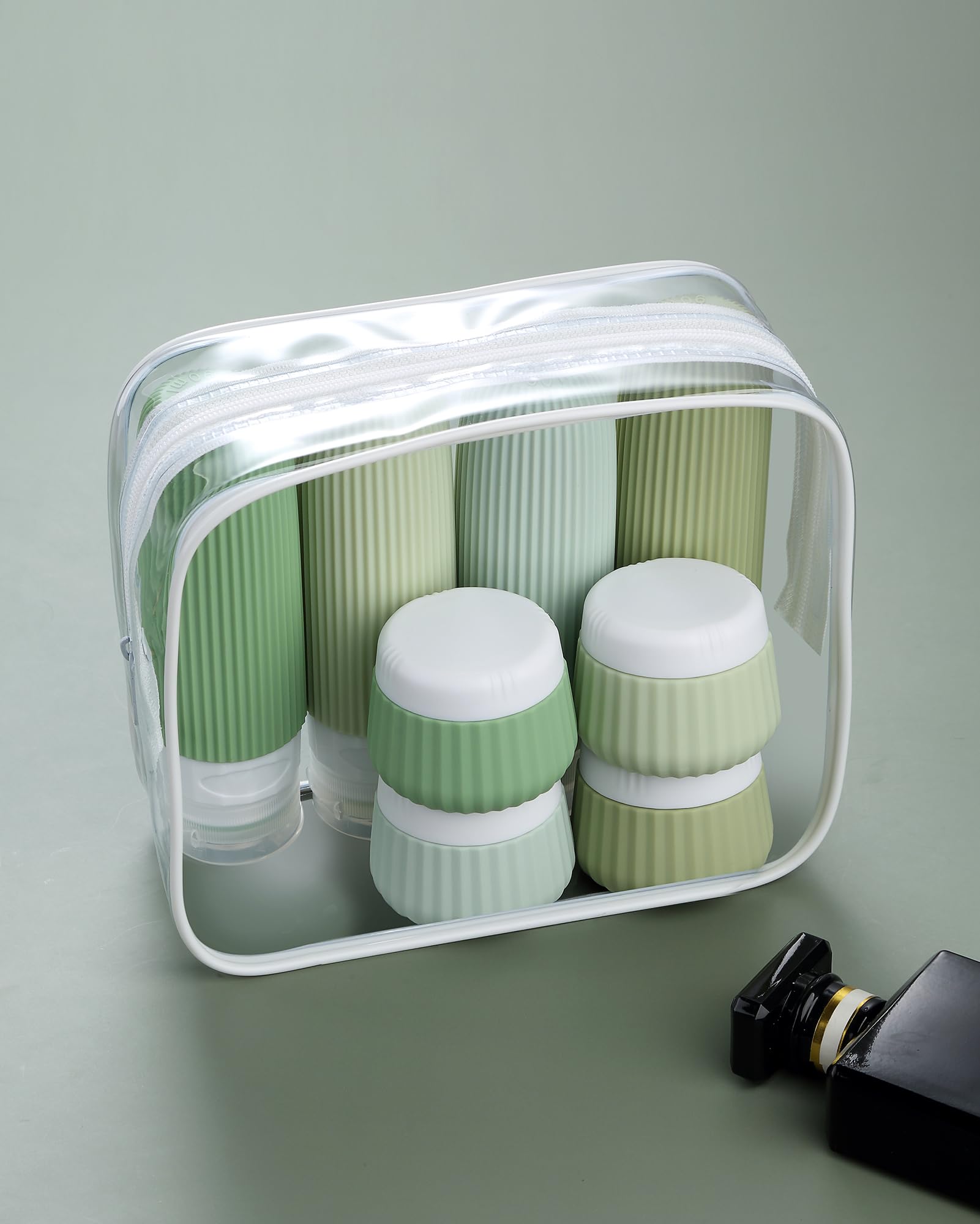Mrsdry refillable travel containers easy-fill system for versatile use.