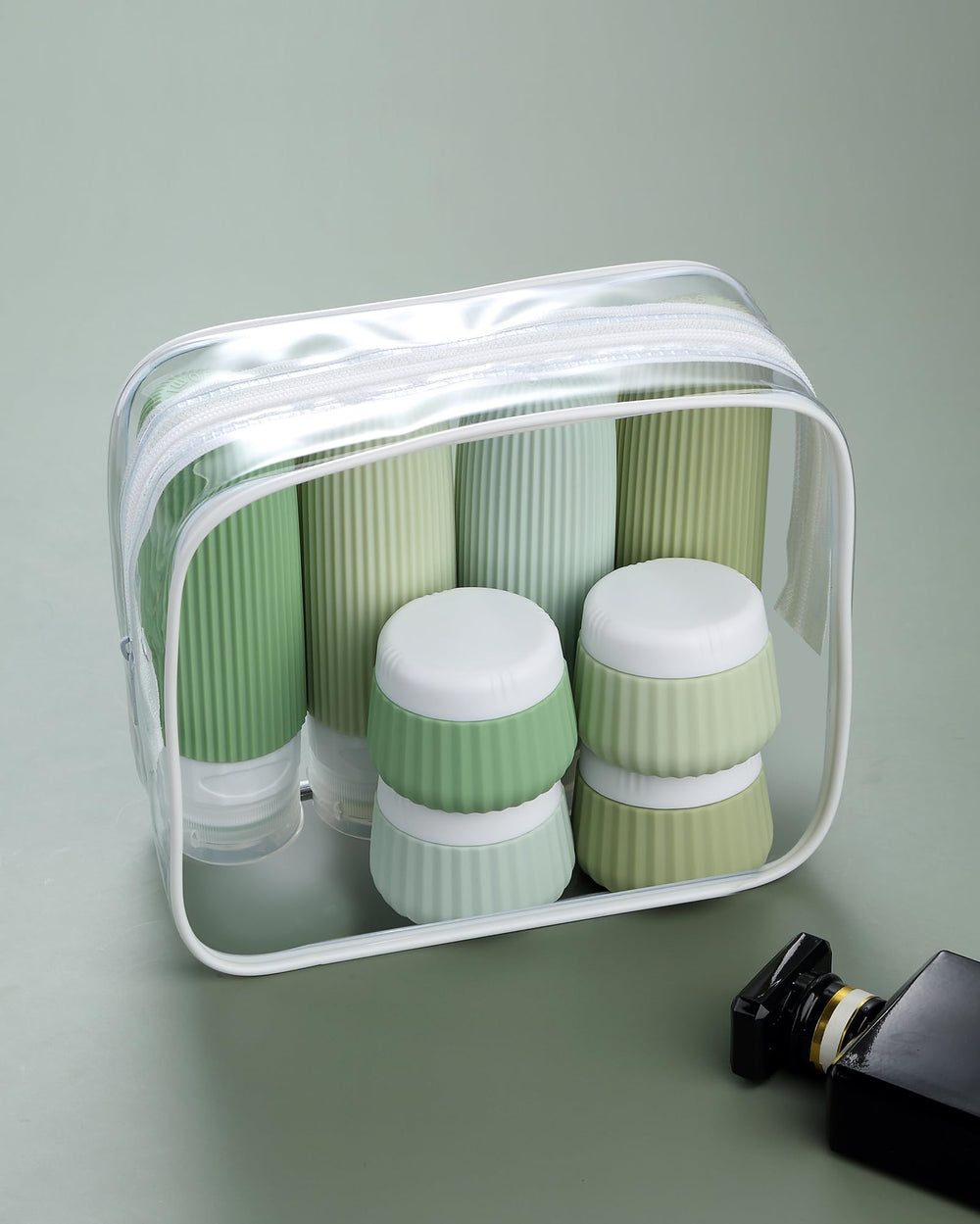 Mrsdry refillable travel containers easy-fill system for versatile use.