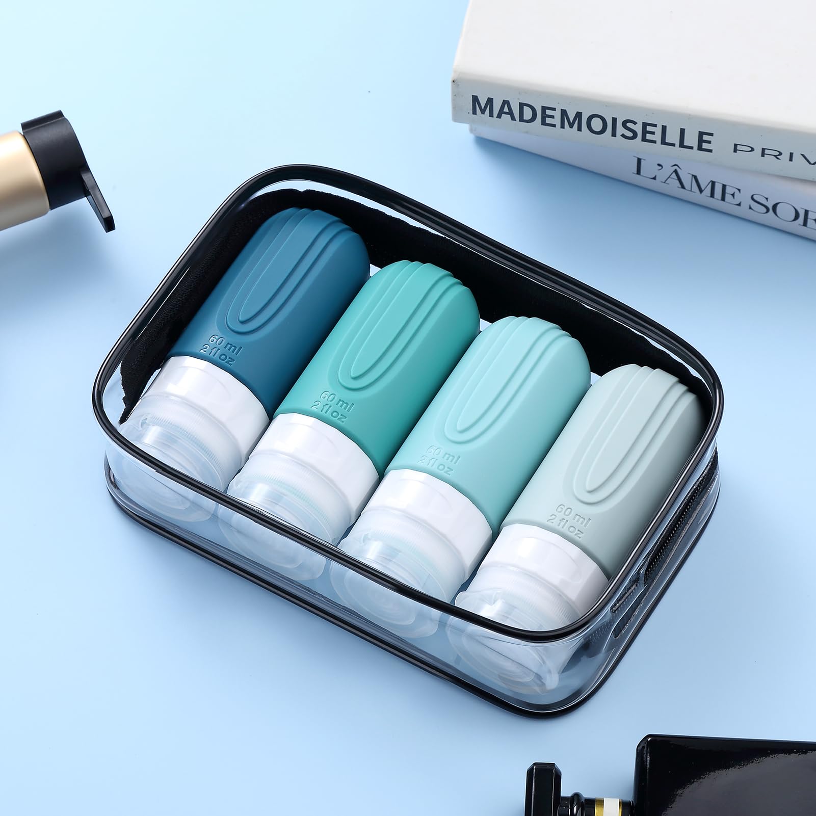 Mrsdry shampoo bottles for travel-friendly showers and gels