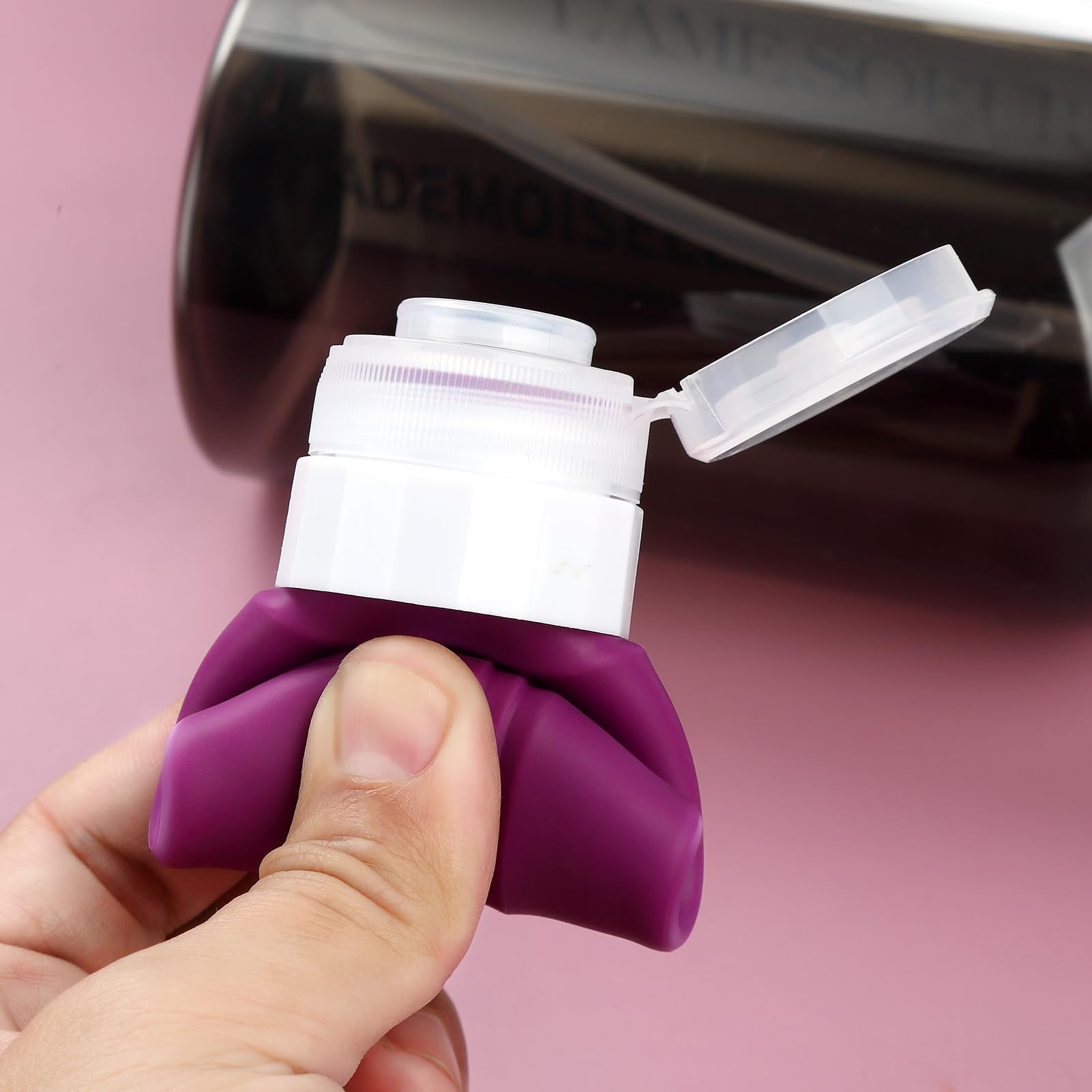 Mrsdry shampoo and conditioner bottles fit in gym carry-ons and bags