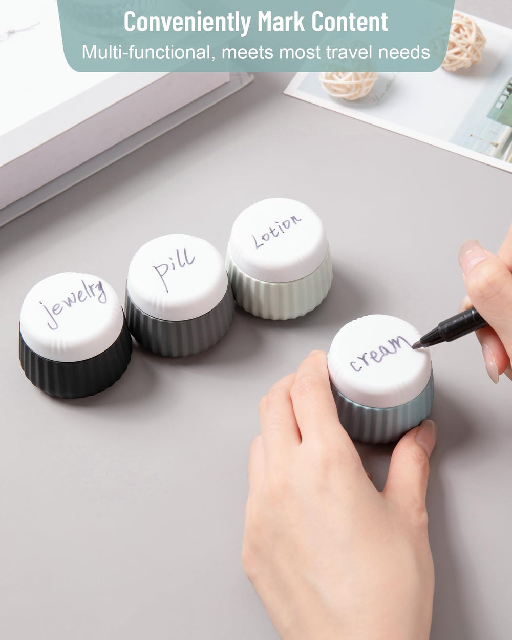 Mrsdry silicone jars are easy to clean and refill after use