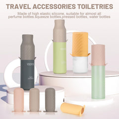 Mrsdry silicone sleeve fits various bottles to prevent spills