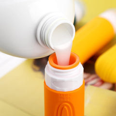 Mrsdry silicone squeeze bottles feel soft and durable for travel.