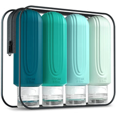 Mrsdry travel bottles 6oz leakproof design keeps liquids secure in luggage