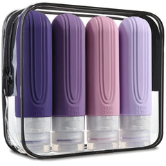 Mrsdry travel bottles leakproof 3oz with no-drip cap prevent spills in luggage