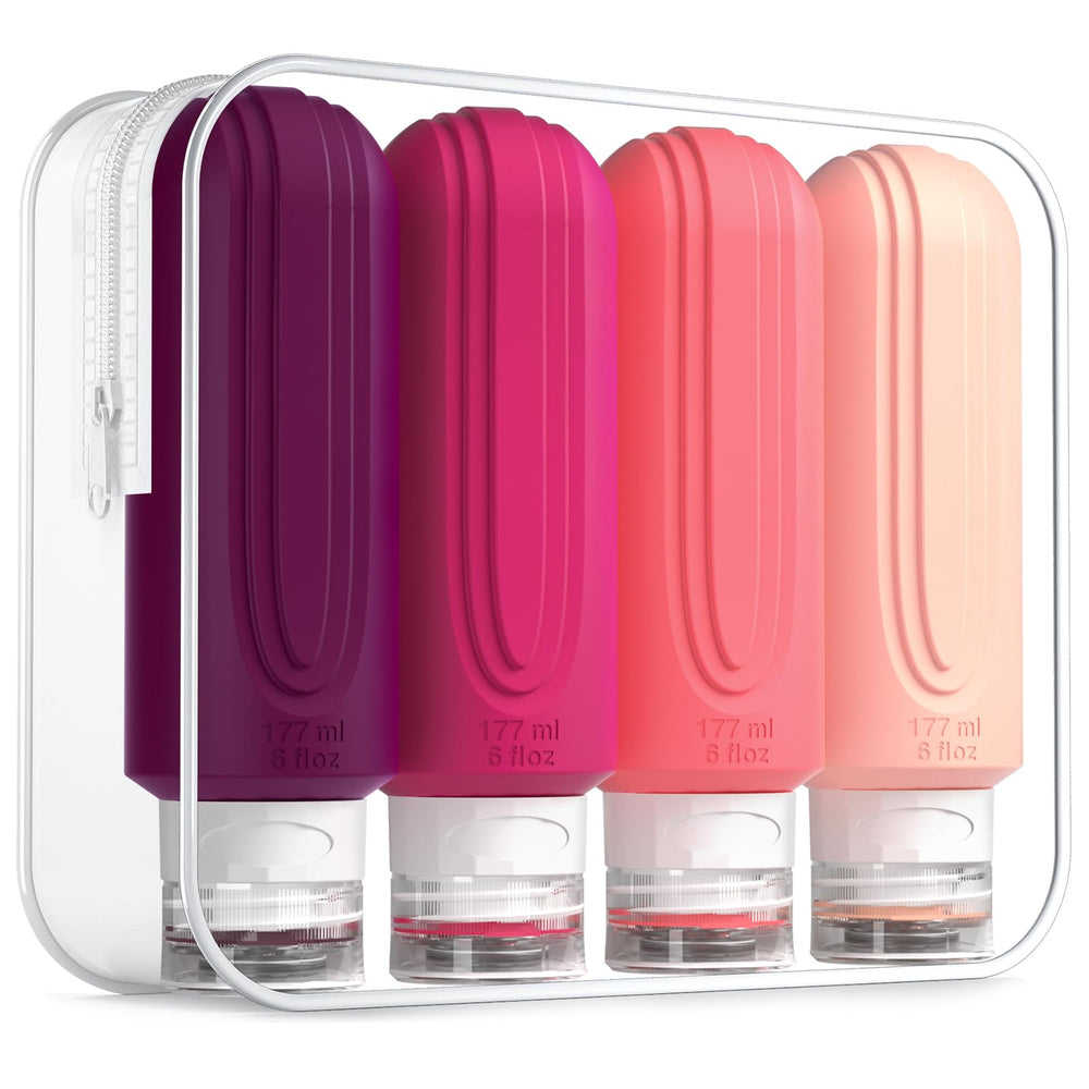 Mrsdry travel bottles leakproof design protects luggage from spills.