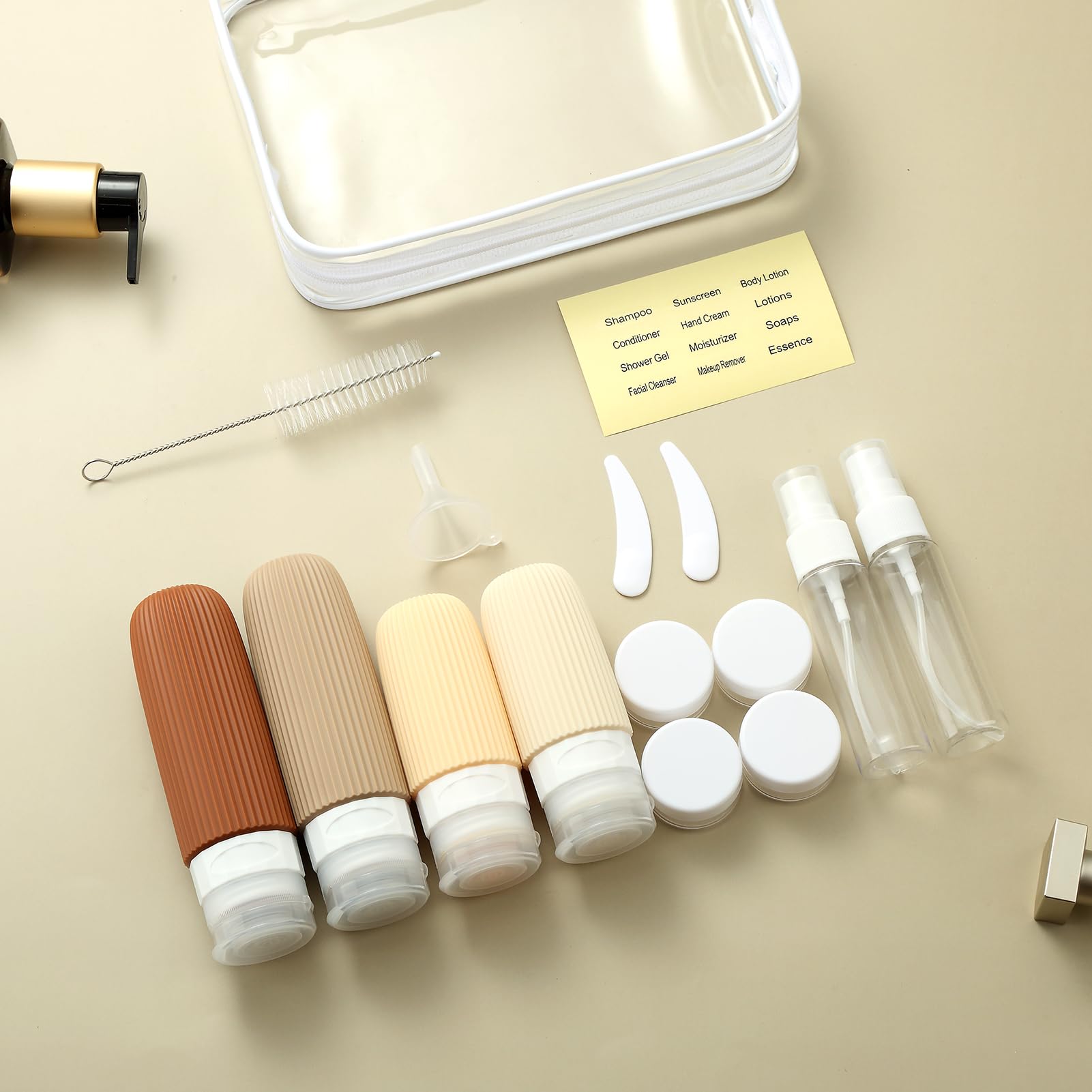 Mrsdry bottles are suitable for shampoo and conditioner when traveling.