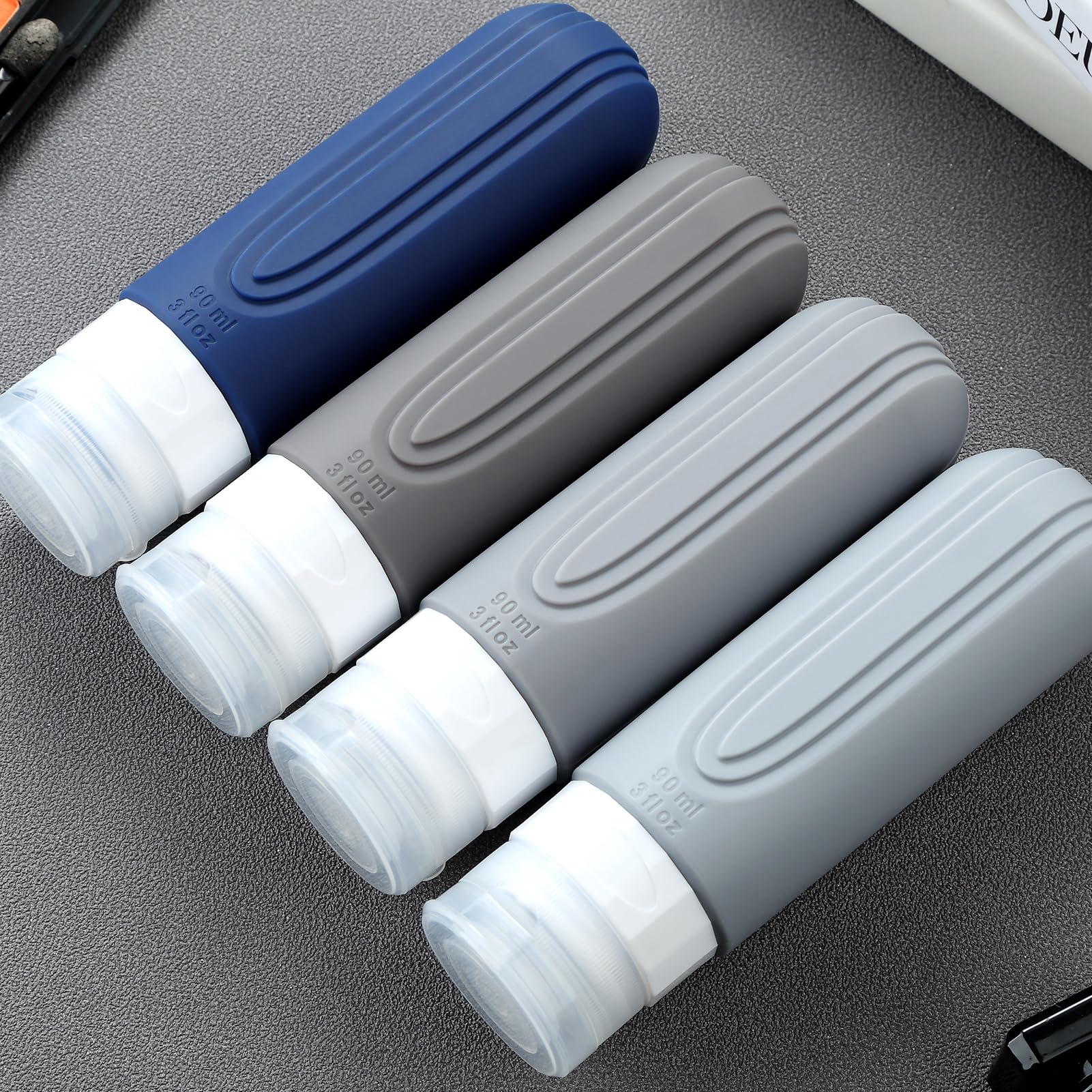 Mrsdry 4-pack ideal for shampoo, conditioner, lotion, body wash