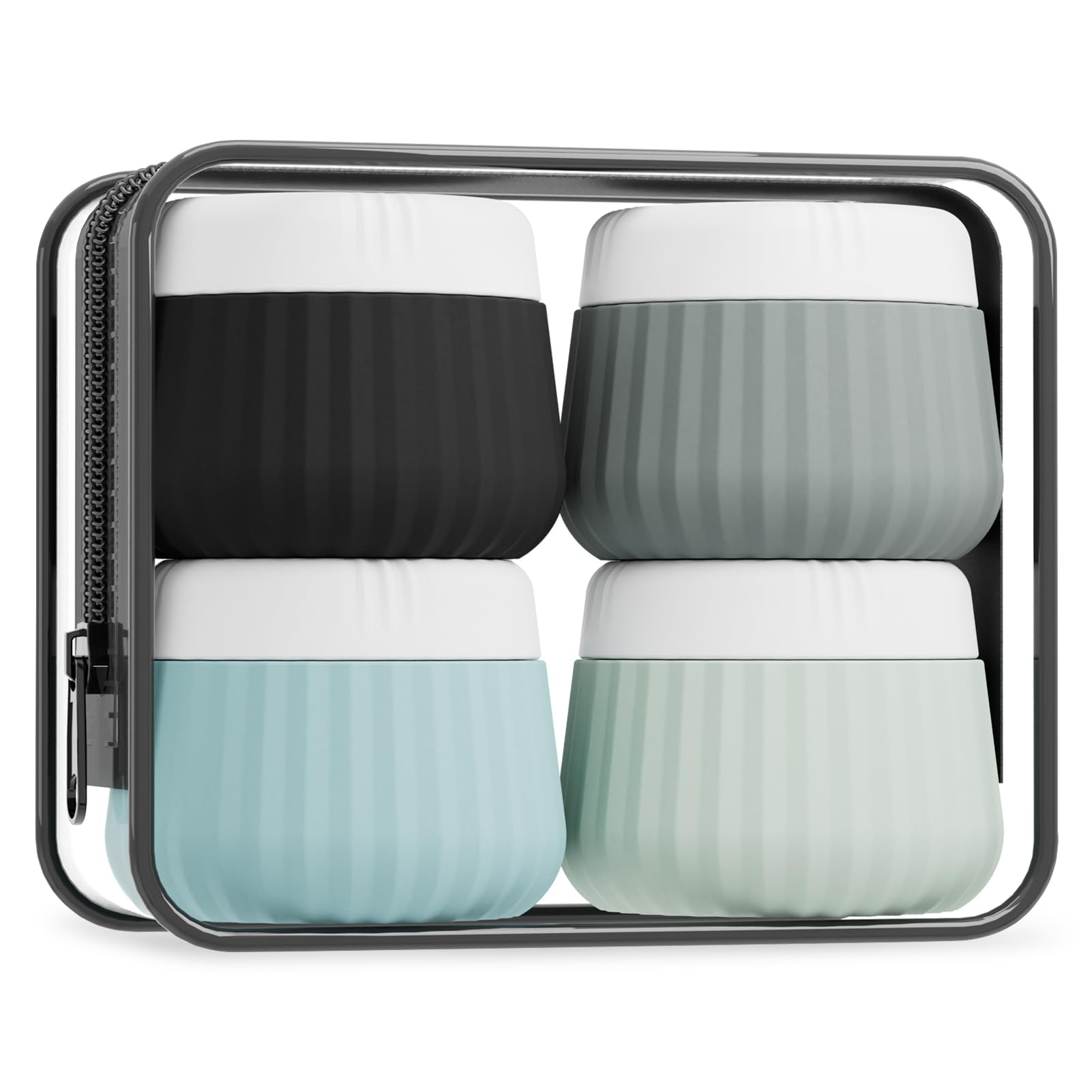 Mrsdry travel containers cream jars for on-the-go use, leakproof seal