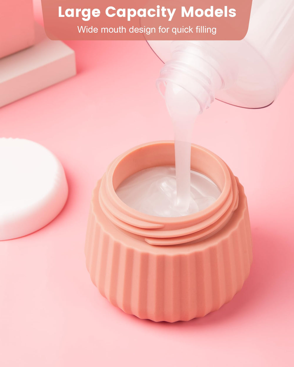 Mrsdry 3oz TSA-friendly containers in a stand-out color, perfect for carry-on use.