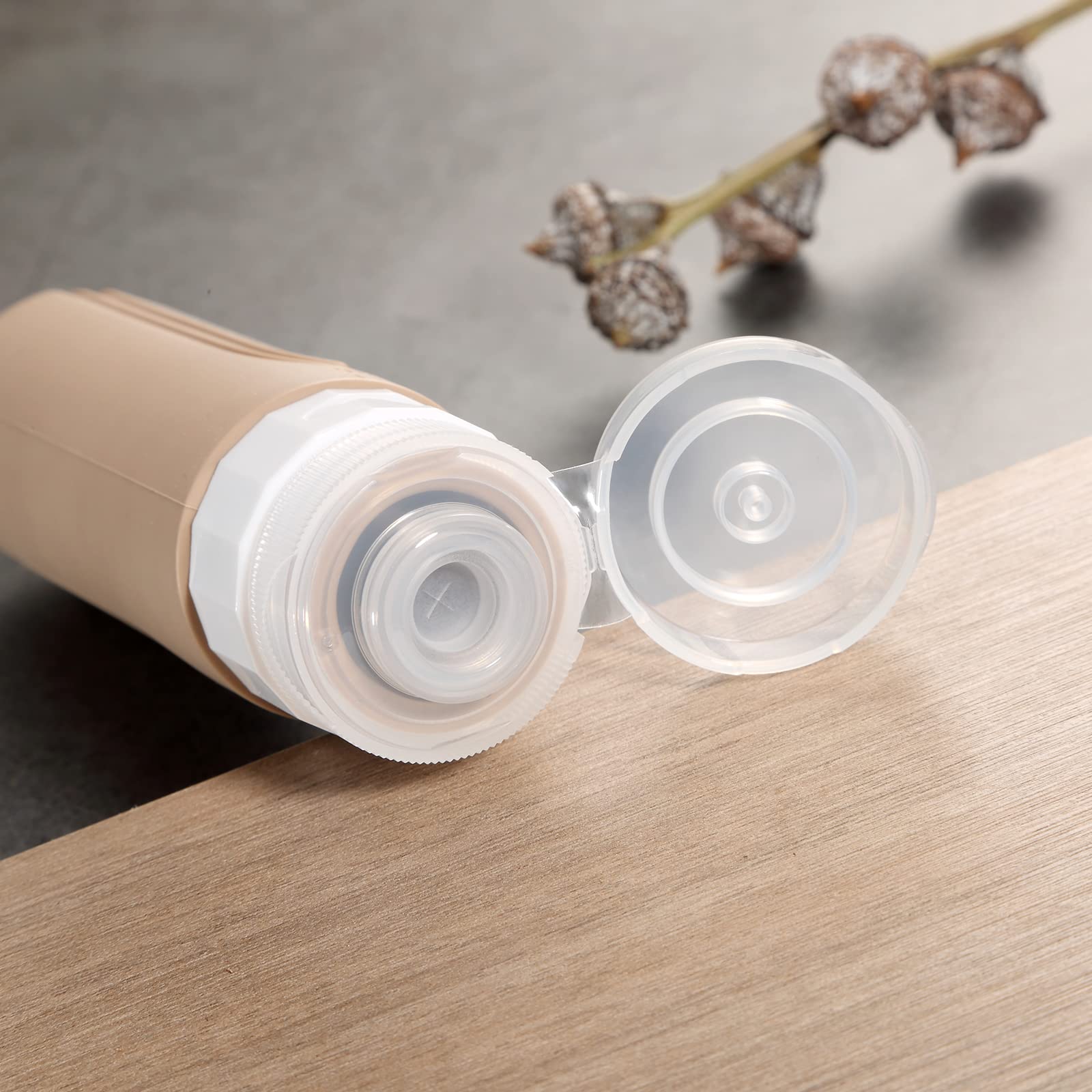 Mrsdry TSA 3oz travel bottles ready for carry-on and easy refilling.
