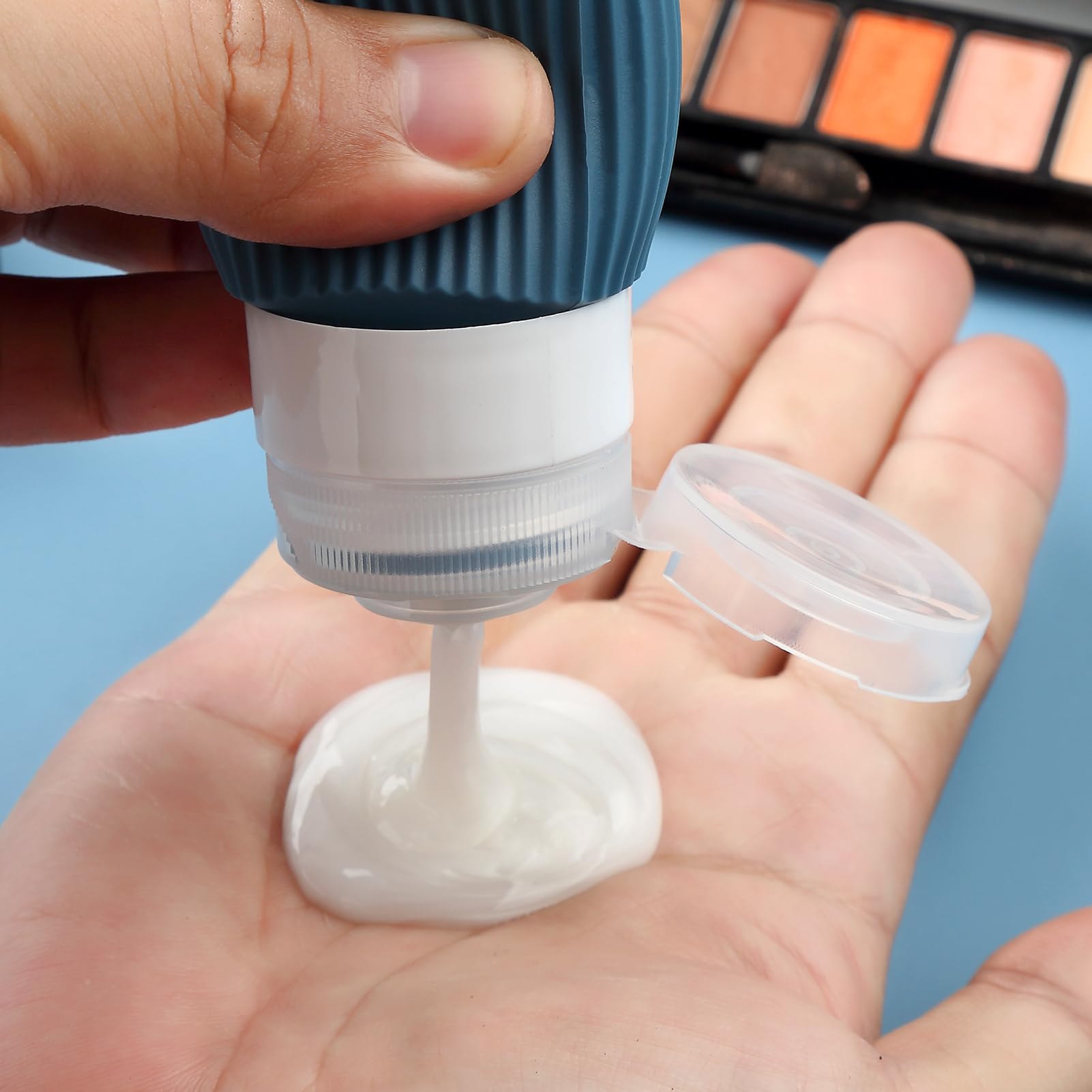 Wide opening bottles for easy filling of thick products