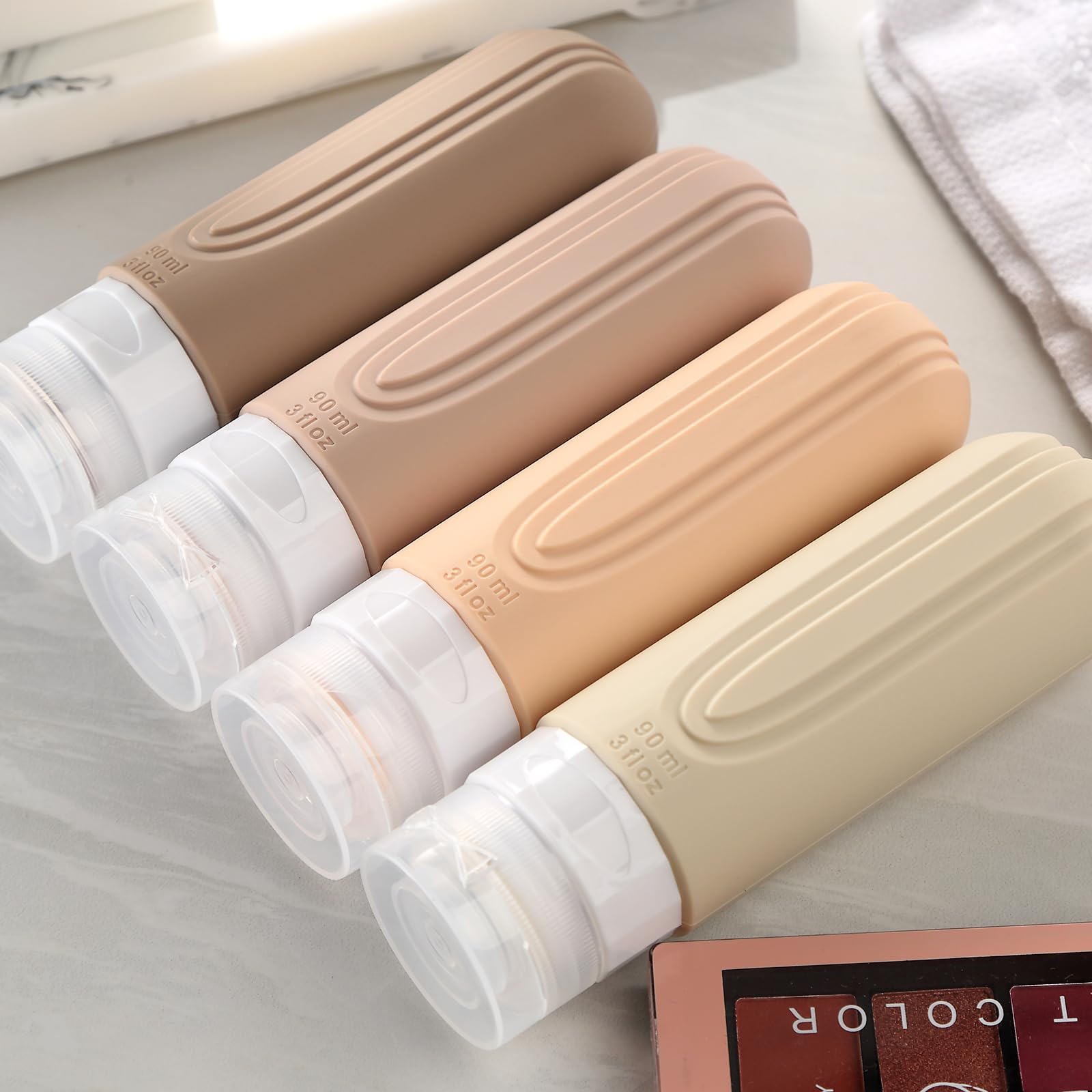 Mrsdry wide-opening bottle makes thick creams easy to fill and clean.