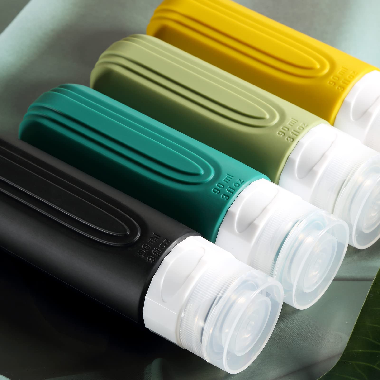 Mrsdry wide-opening bottles make thick creams easy to fill and clean.