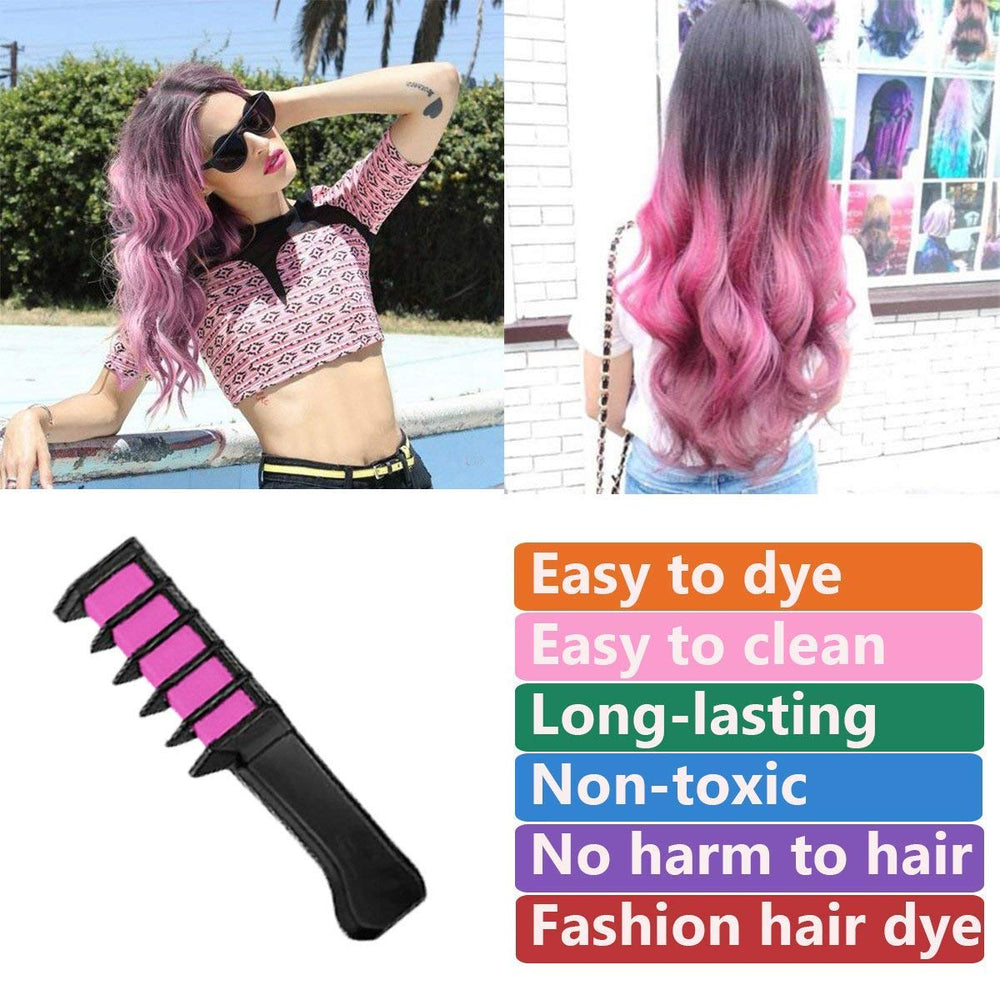 MSDADA hair chalk comb cleanup after use with water