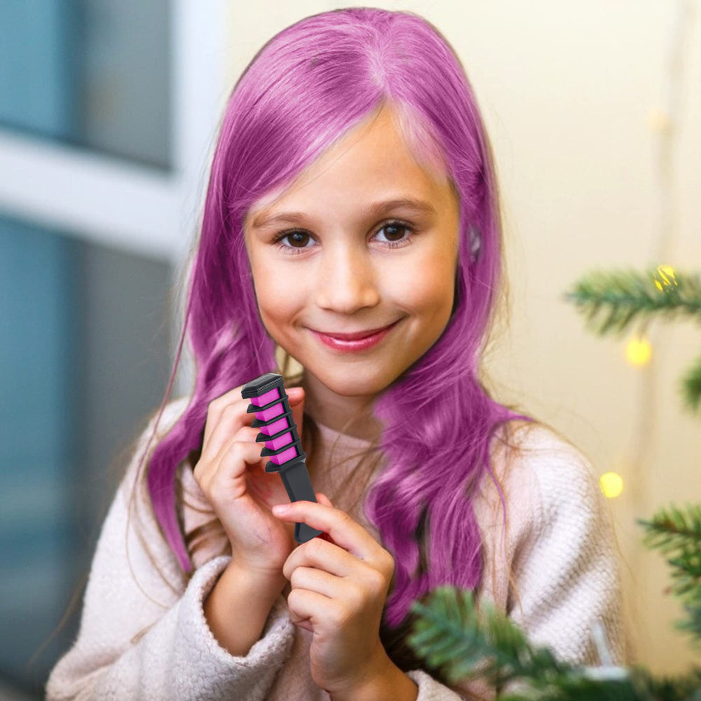 MSDADA Hair Chalk Comb cleans easily with shampoo, leaving no stubborn residue.