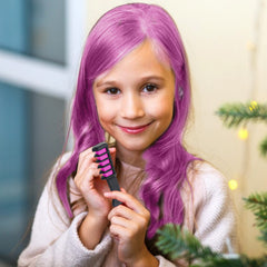MSDADA Hair Chalk Comb cleans easily with shampoo, leaving no stubborn residue.
