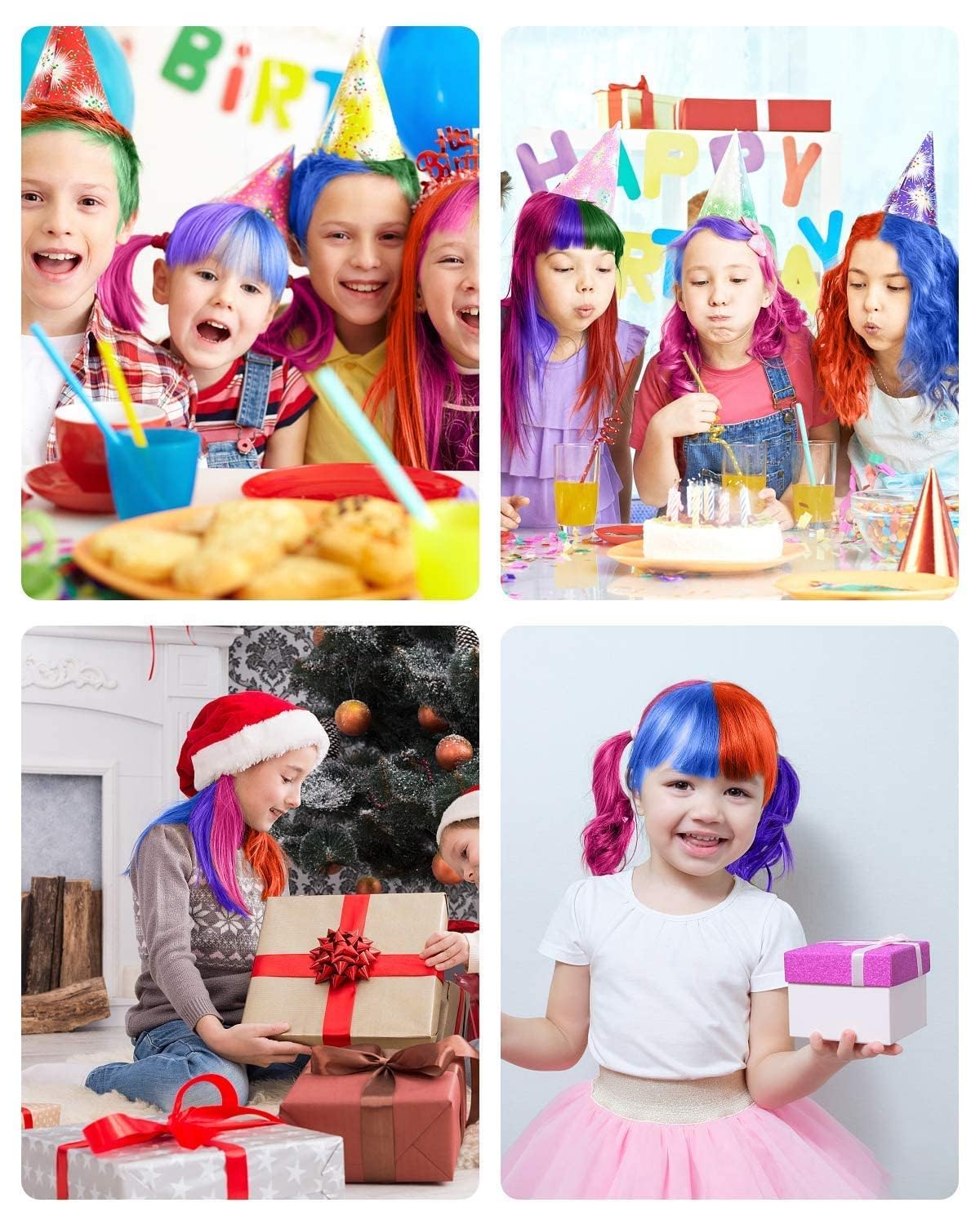 MSDADA hair chalk comb used at parties or cosplay for fun looks