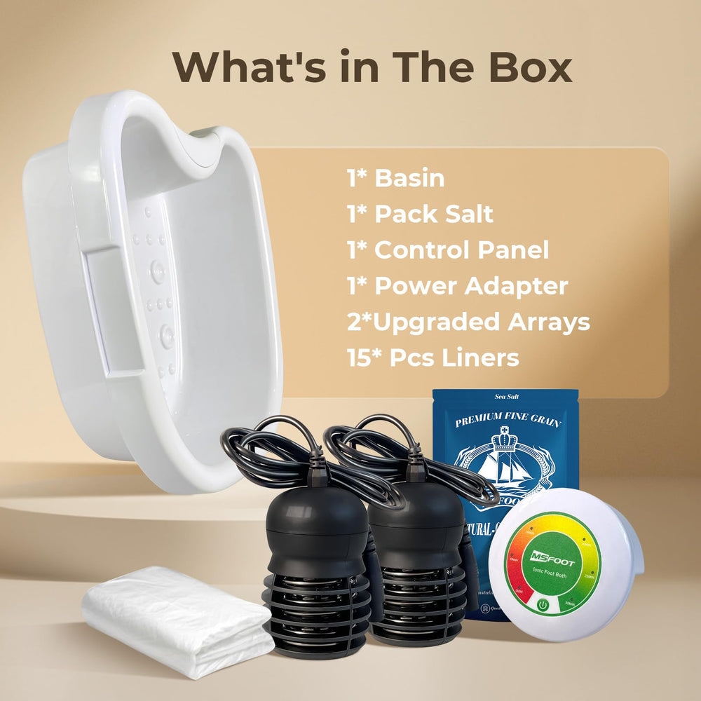 MSFOOT durable basin supports long-lasting home foot spa use.