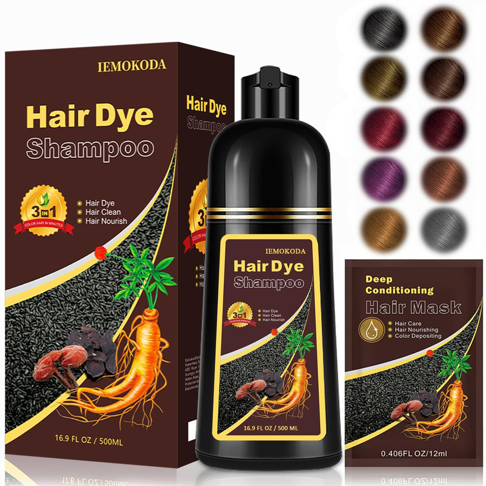 Msktasy champú colorante para canas: cobertura natural y uniforme.