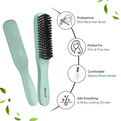 Msnasit Edge Control Brush tames frizz and locks flyaways for a clean line.