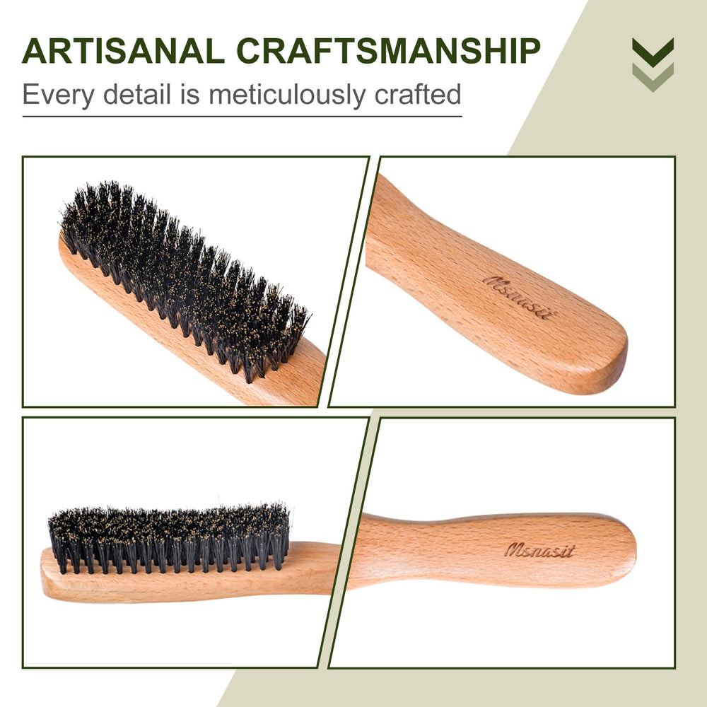 Msnasit Slick Back Brush designed for daily fine hair grooming.