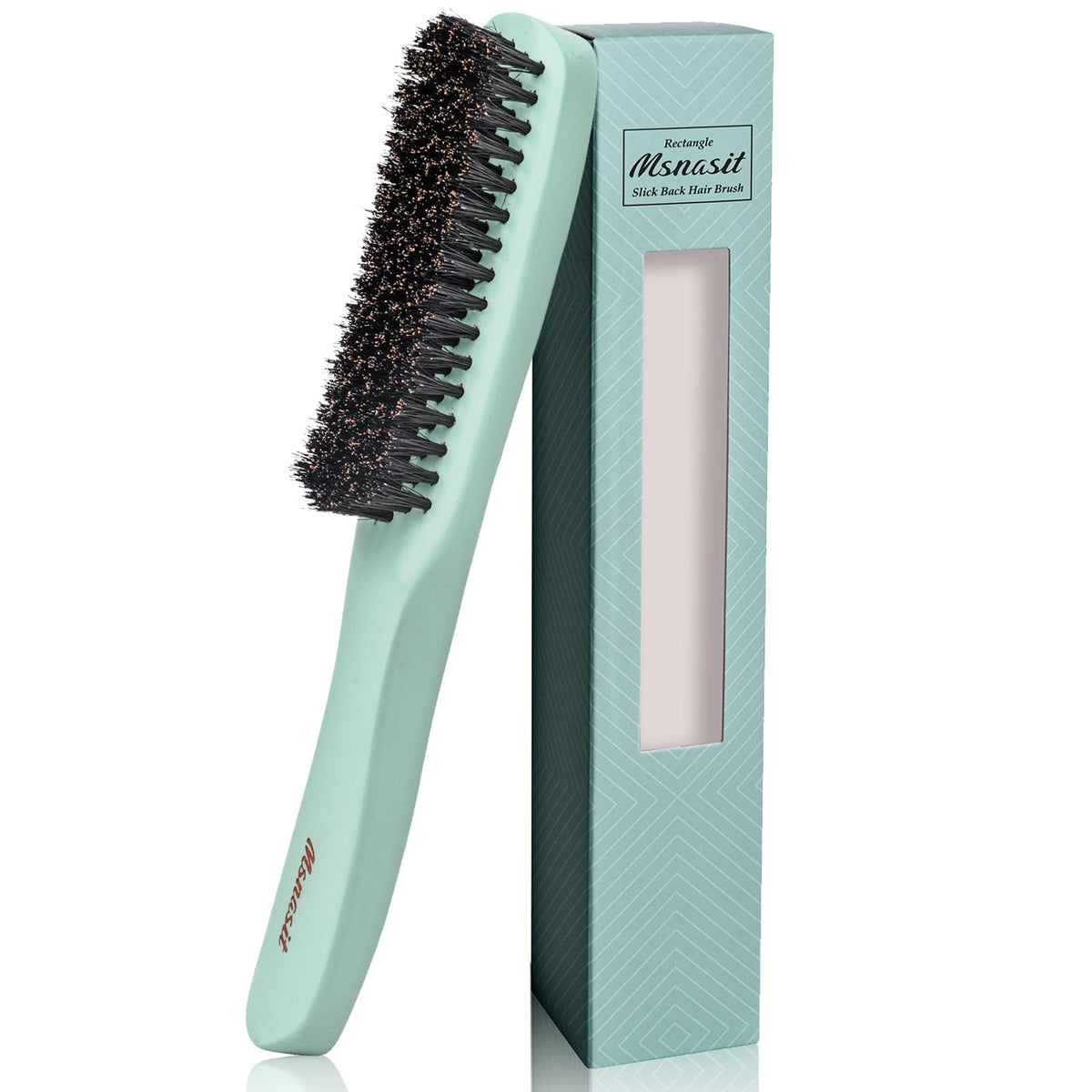 Msnasit Slick Back Brush for sleek-back styling with a polished look.
