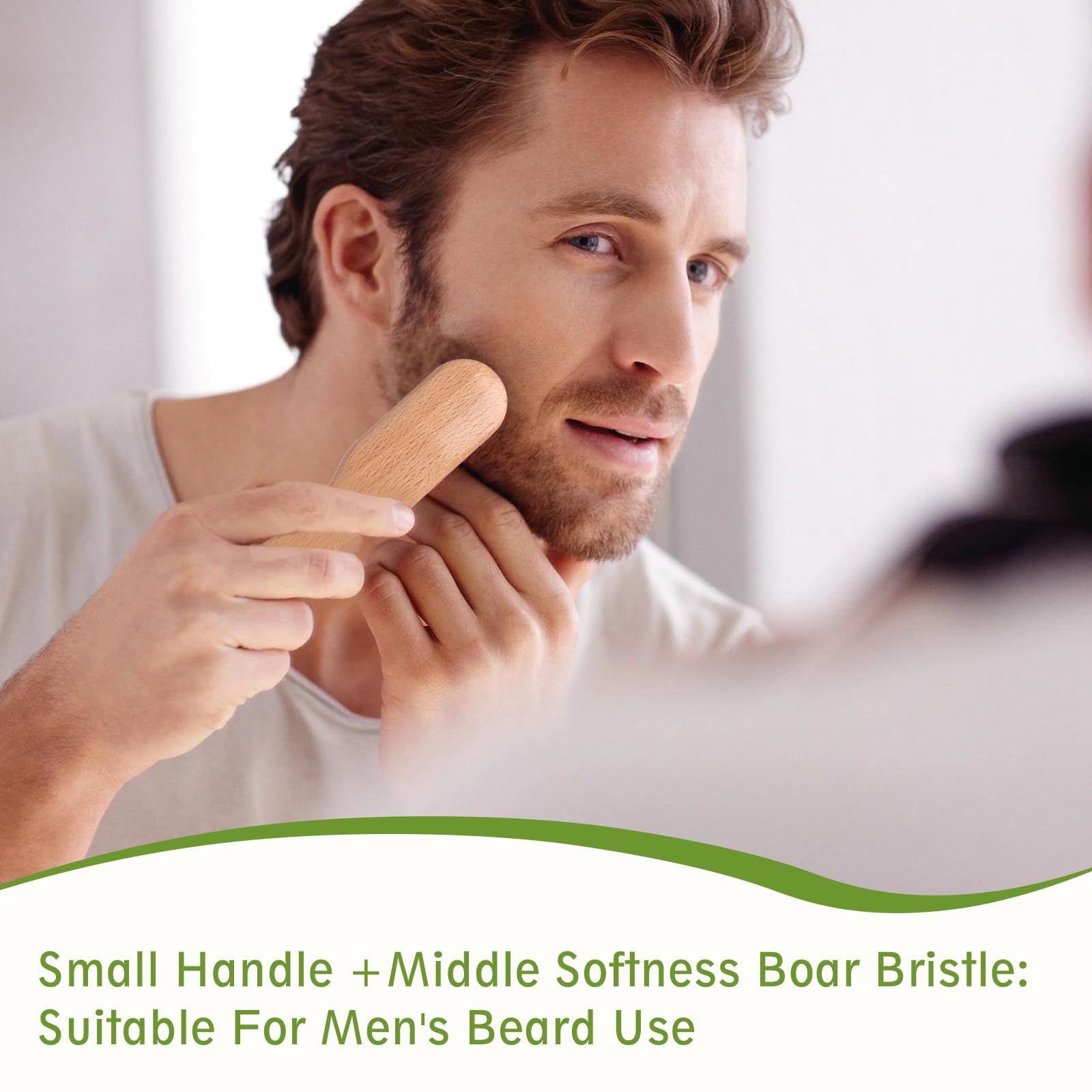Msnasit small brush fits purses and travel bags for instant touch-ups.