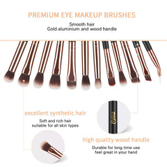 MSQ angled eyeliner brush for precise lines and clean edges.