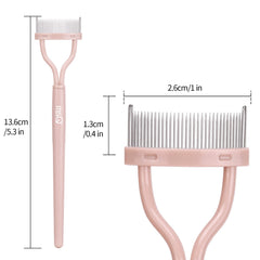 MSQ arc-designed mascara applicator offers comfortable handling.