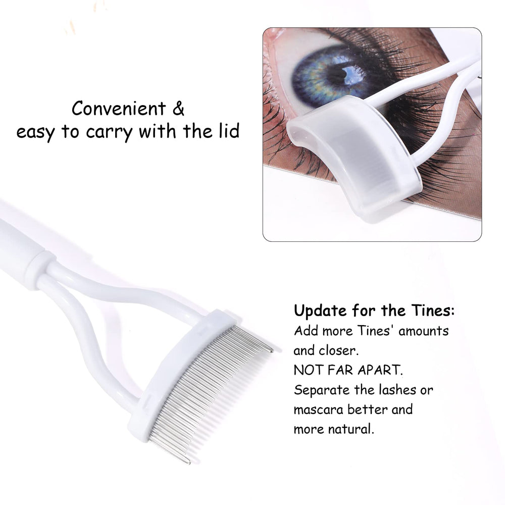 MSQ eyelash applicator white handle for easy grip and use.