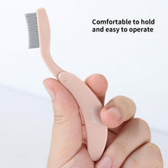 MSQ eyelash comb compact travel case for on-the-go touch-ups.