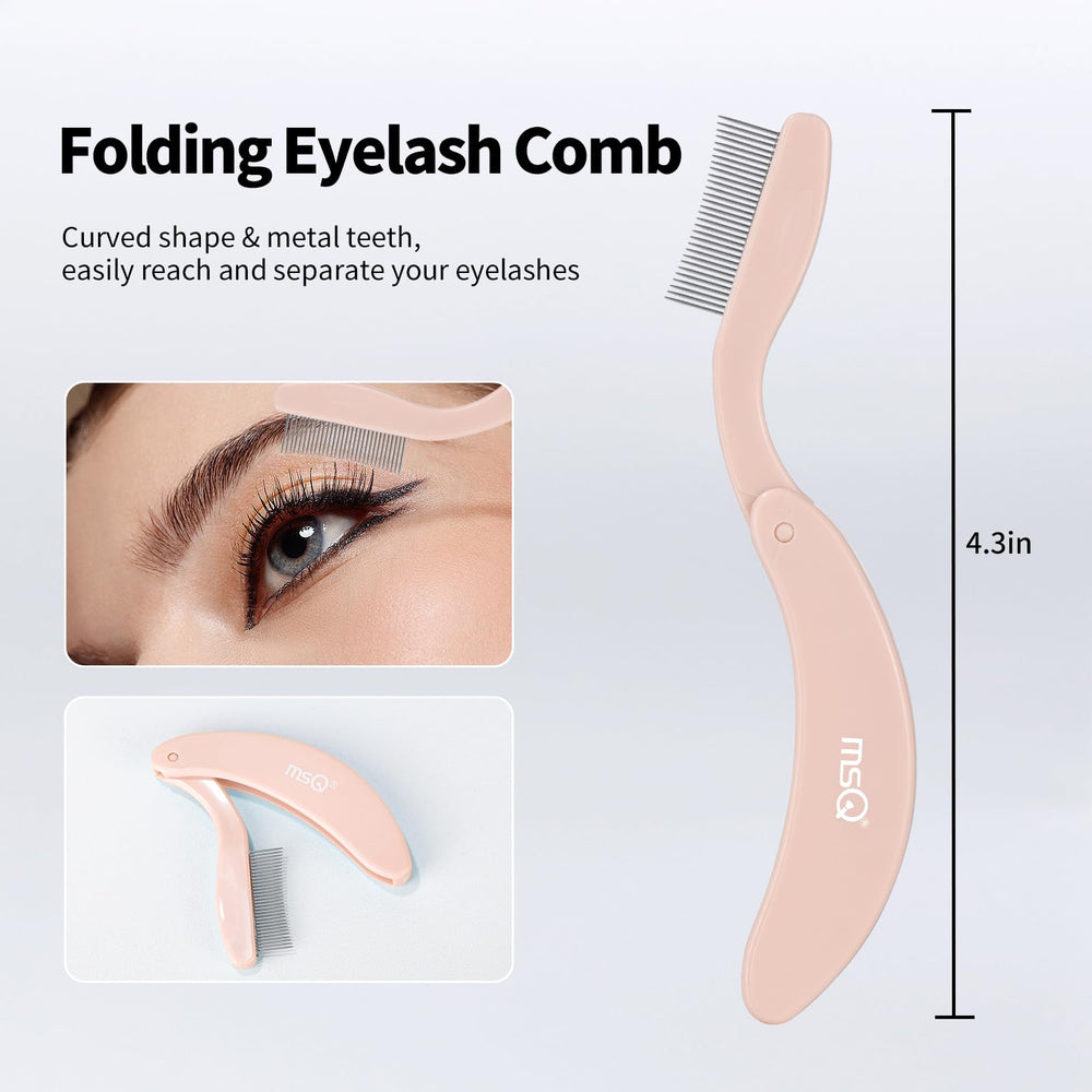 MSQ eyelash comb ideal for salon professionals and home routines.
