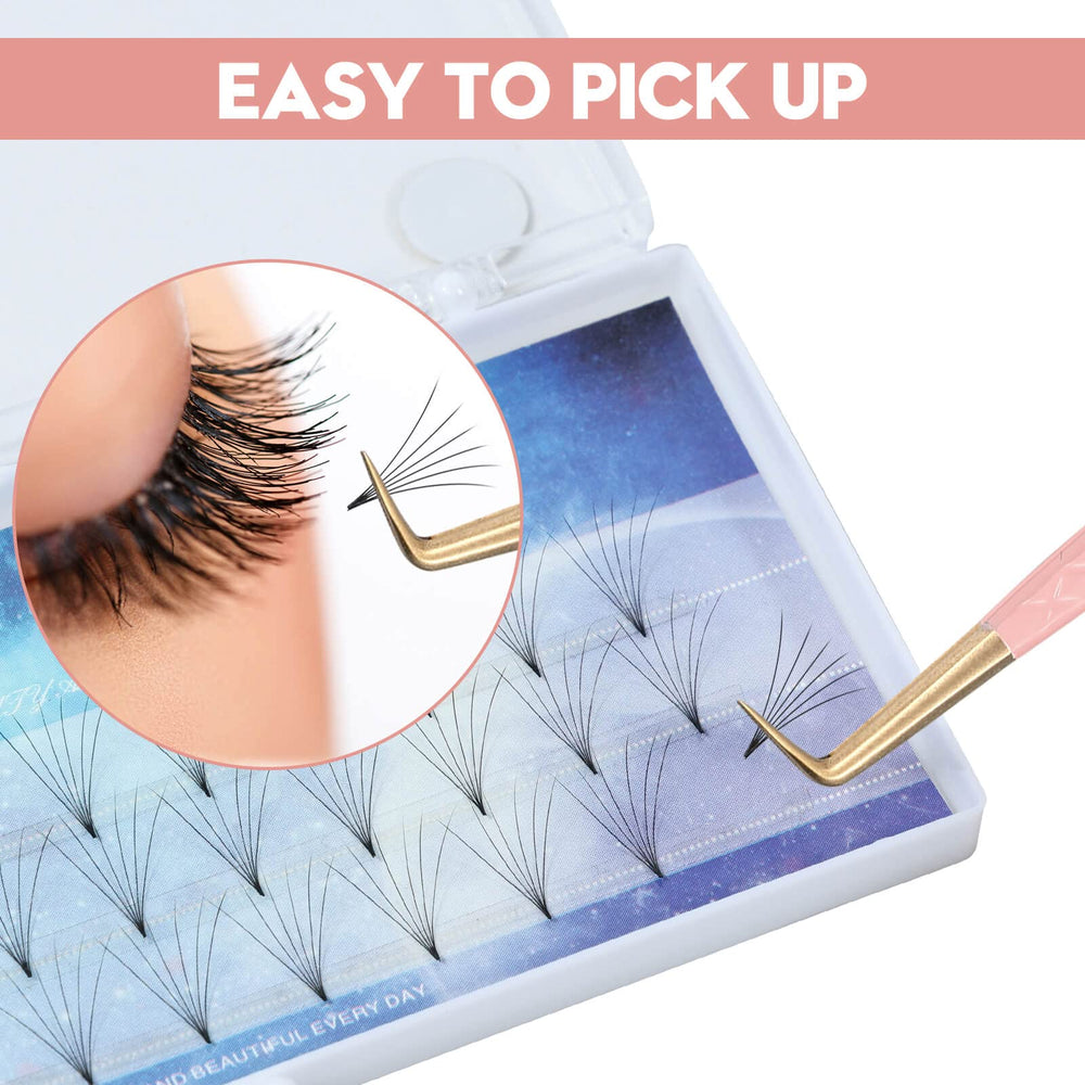 Ms.Queen professional salon lash tweezers designed for dependable extension work.