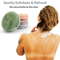 MtBoi dual-brush long-bristle side for rich lather and body cleansing