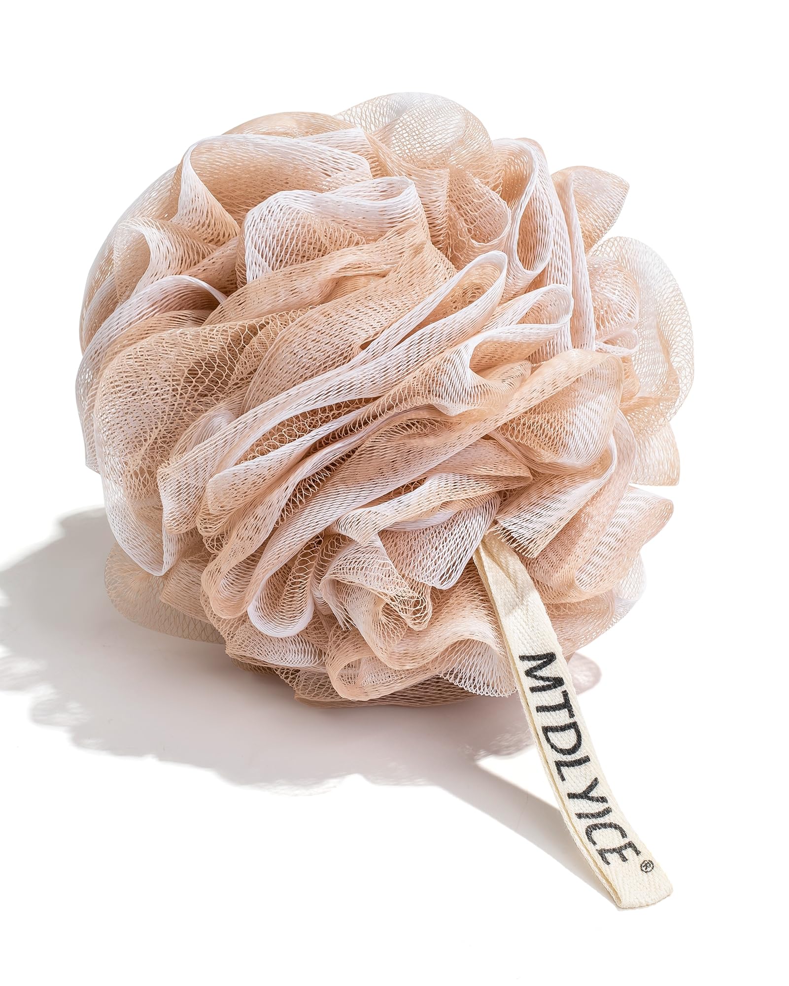 MTDLYICE Lufa XL 75 g, perfecta para uso diario con gel de ducha.