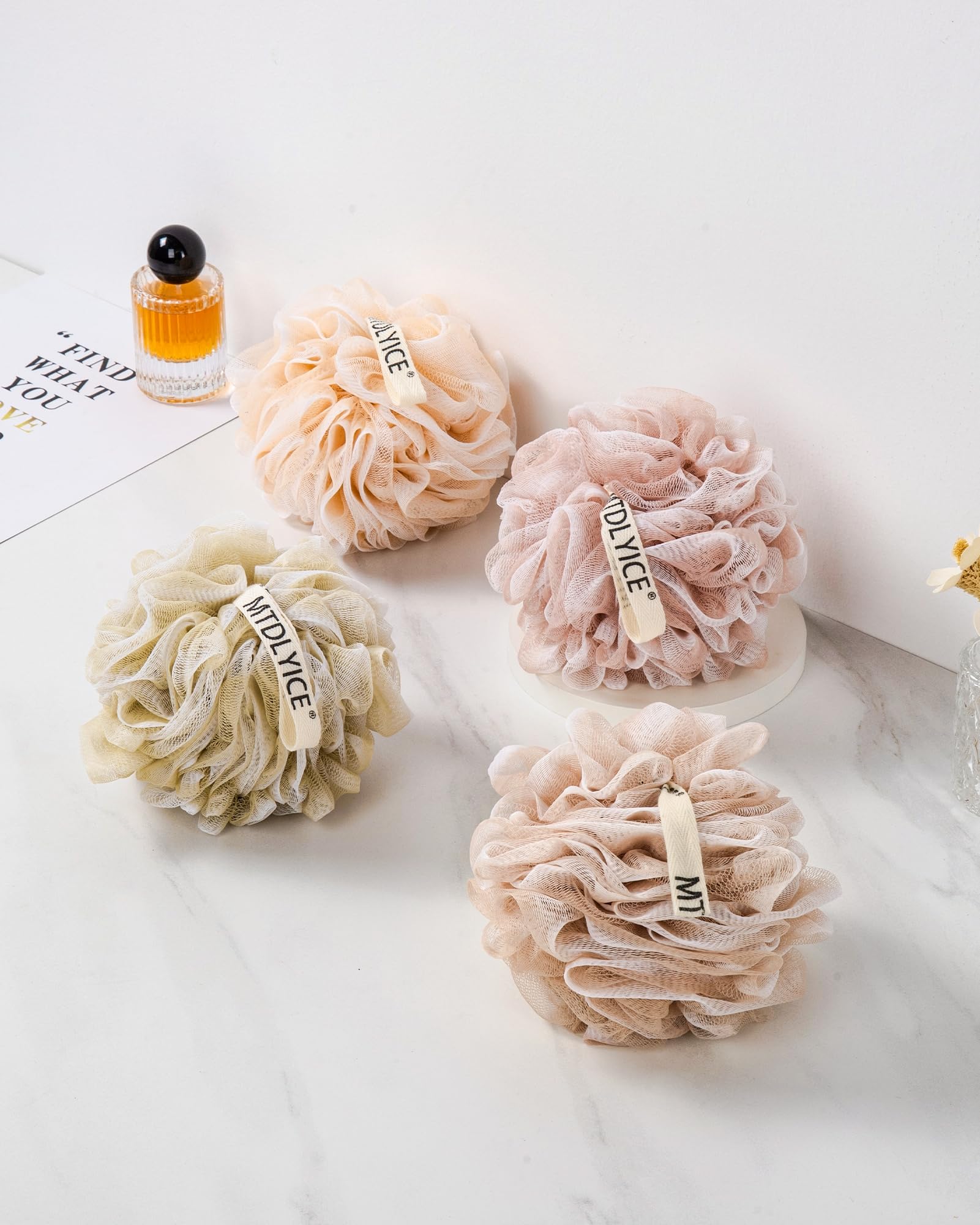 MTDLYICE Lufa XL 75 g, apta para toda la familia, colores atractivos.