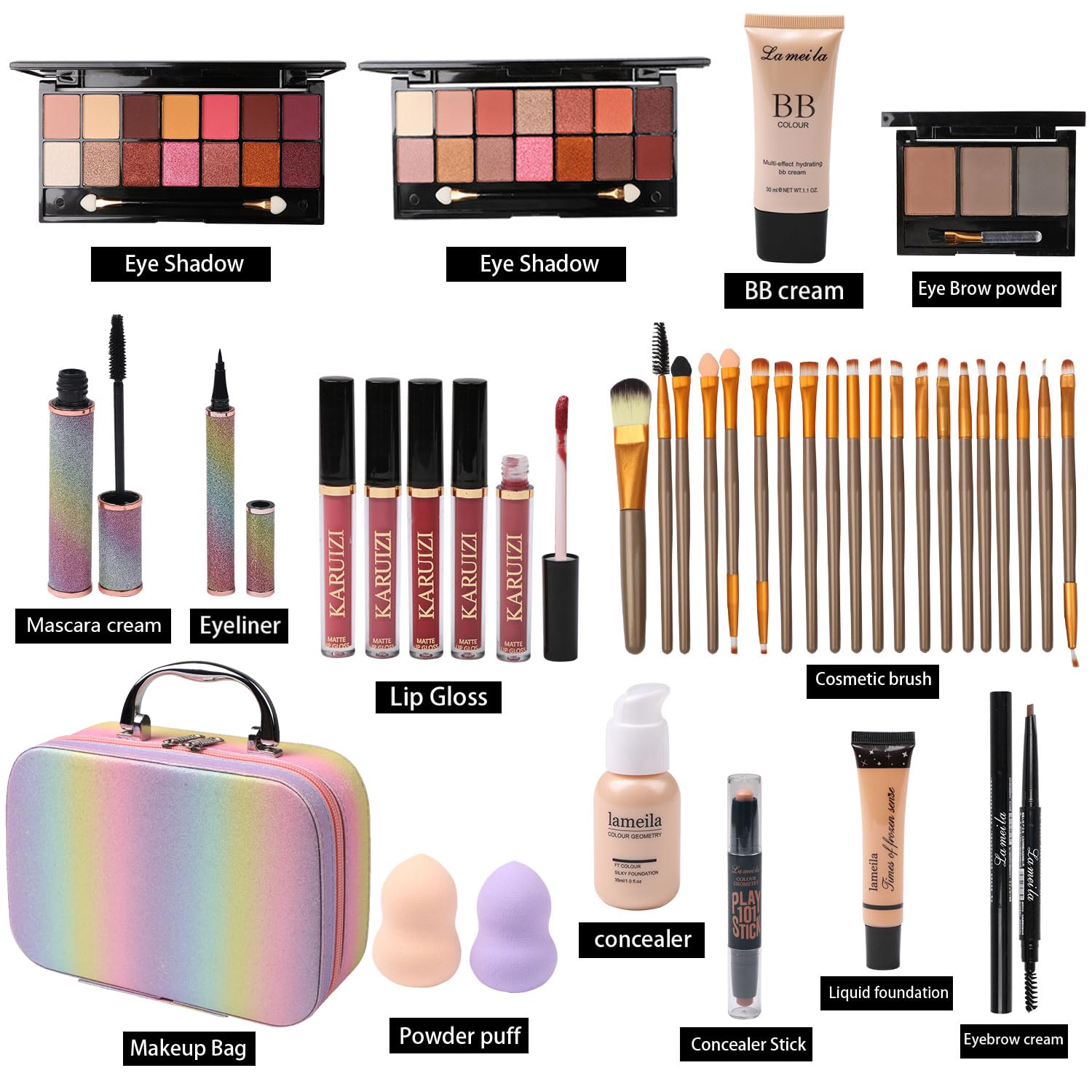 MTDXILTAI 14-color eyeshadow palette with vibrant shades for playful, creative looks.