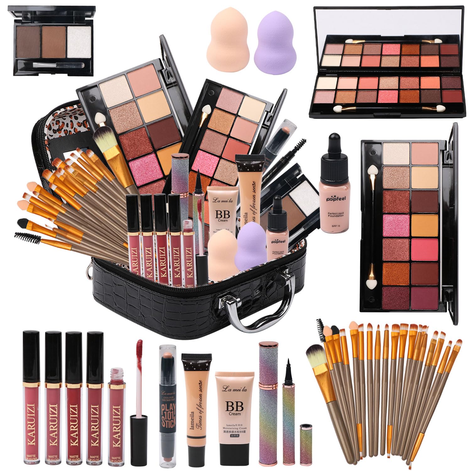 MTDXILTAI makeup storage bag keeps cosmetics organized and portable.