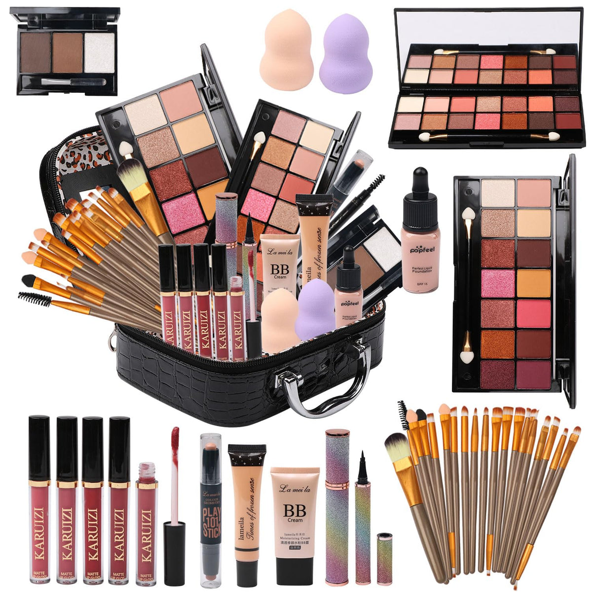 MTDXILTAI makeup storage bag keeps cosmetics organized and portable.